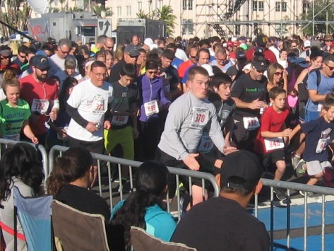 These guys might not be Meb, but they are giving the race their best effort!