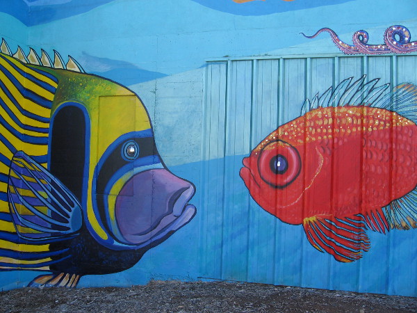 This super fun street art is a landmark that is very hard to miss!