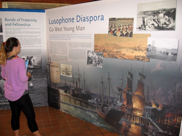 Displays recount the history of Lusophone (Portuguese-speaking) whalers in America.
