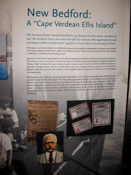 New Bedford was the major port for whalers in the Northeast.