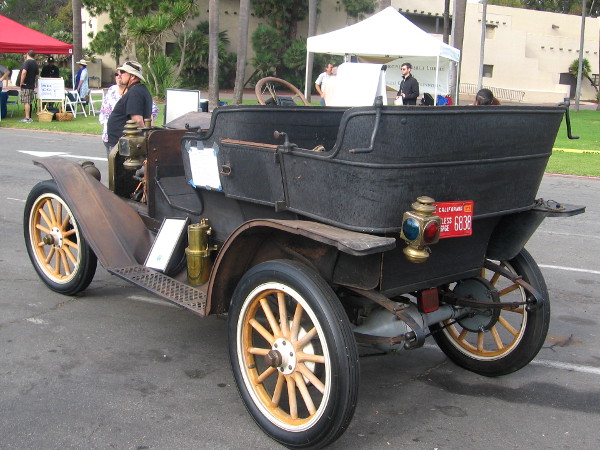 Not sure how this old horseless carriage would fare in a race.