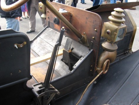 That's about as primitive a car you'll ever see.