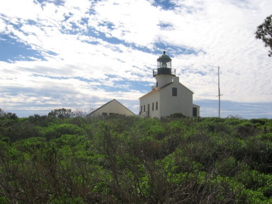 I took lots of photographs while climbing up toward the beautiful Old Point Loma Lighthouse.