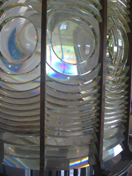 An optical wonder, this huge lens is an amazing, highly polished light bender.
