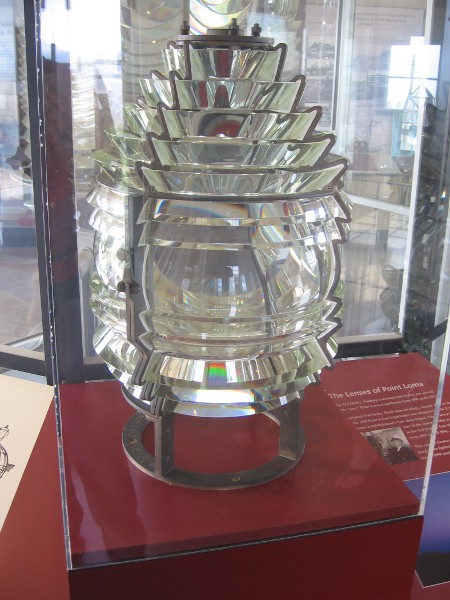 This small 5th Order lens lighted the Ballast Point Lighthouse from 1890 to 1960.
