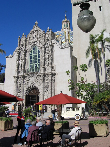 Audience gathers for ceremony on the tower's 100 year anniversary.