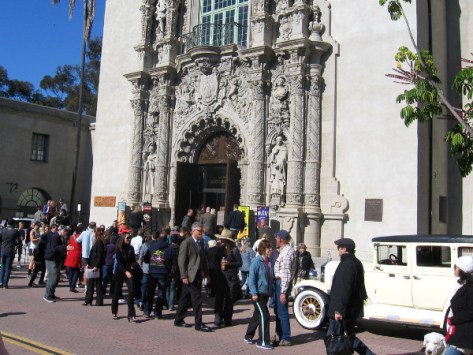 Crowd disperses from ribbon cutting ceremony on another beautiful San Diego day!