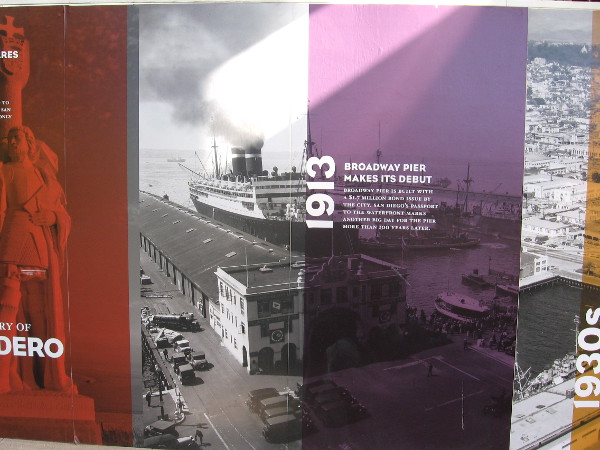 1913: San Diego's Broadway Pier makes its debut. It certainly looks different today!