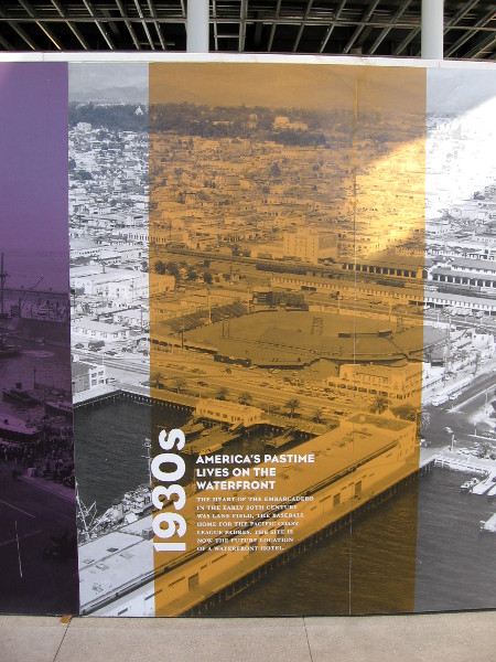 1930s: Baseball played across street. Lane Field was home of Pacific Coast League Padres.