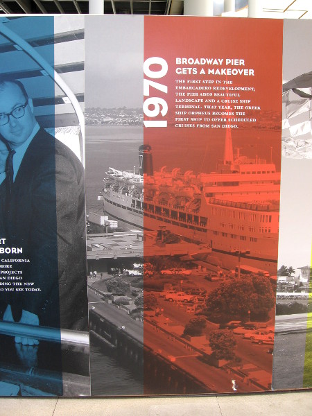 1970: Broadway Pier gets a makeover. A cruise ship terminal is added.