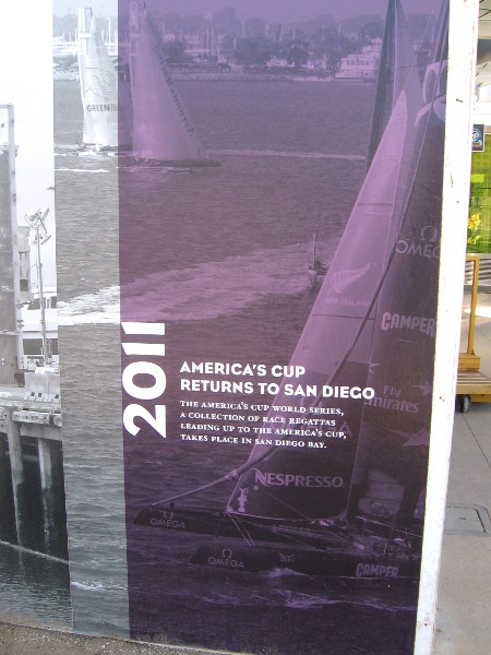 2011: America's Cup World Series regatta takes place on San Diego Bay.