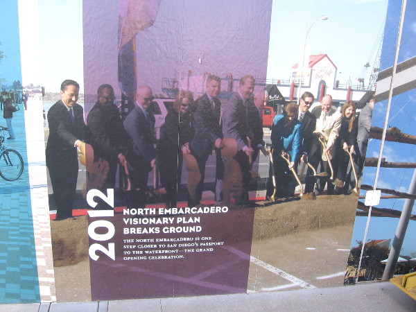 2012: North Embarcadero Visionary Plan breaks ground nearby.
