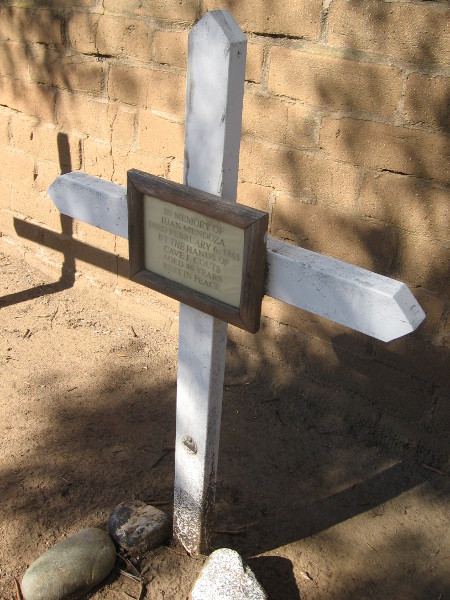 Juan Mendoza worked on a ranch and was shot in the back.