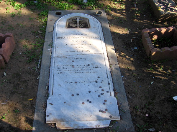 Rosa Serrano de Cassidy and her husband owned a rancho in Pauma.