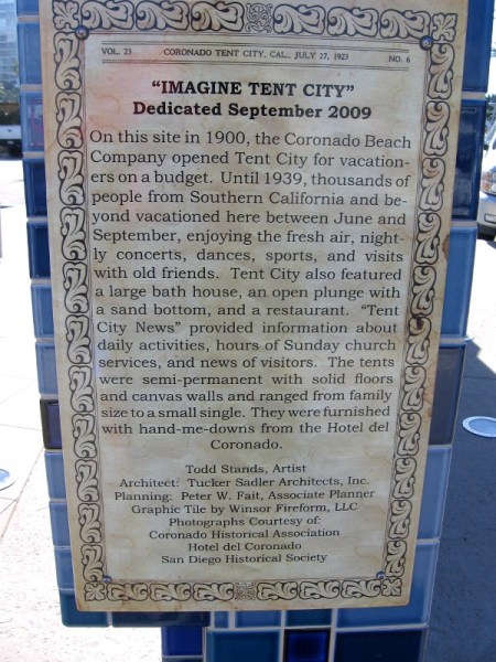 Imagine Tent City was created by artist Todd Stands.