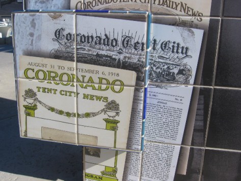 Coronado Tent City News was a popular newspaper.