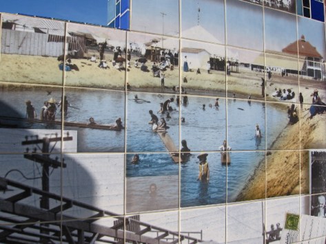 Lots of vacationers out in the ocean water.