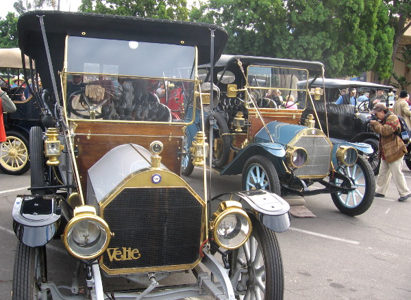 Dozens of classic cars were out on display!