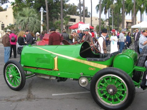 Very cool 1911 Ono, a vintage chain driven race car.