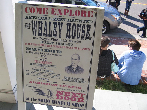 Whaley House, built 1856-57, is the oldest brick structure in southern California.