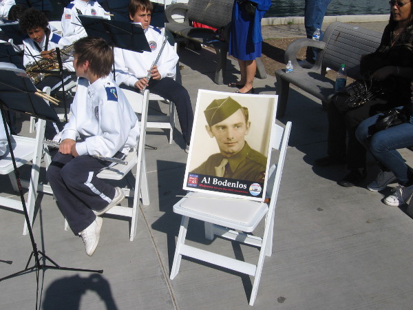 Photo of American who fought in World War II, helping to achieve a victory for liberty.