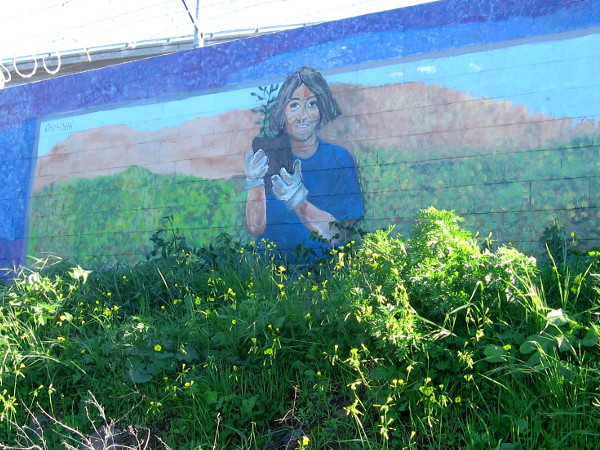 This artwork was lovingly planted for future enjoyment.