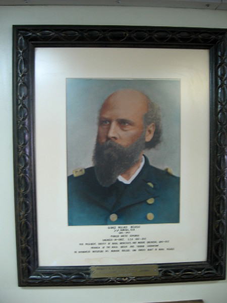 Portrait of George Wallace Melville, the ship's namesake.