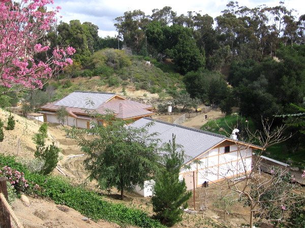 Another look at the large canyon pavilion buildings, which will be finished soon.