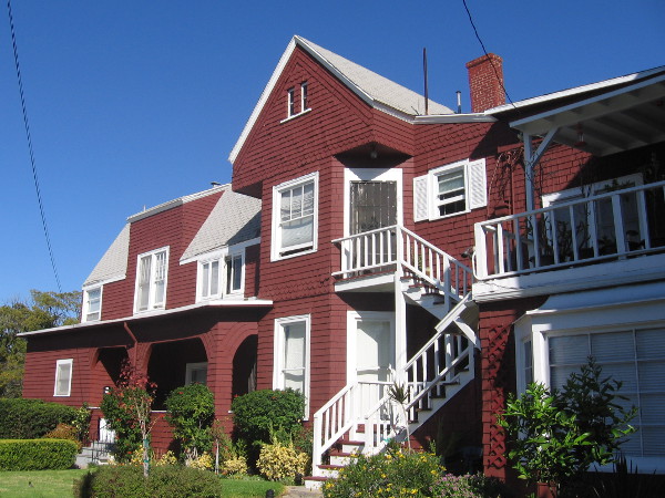 Another pic of the barn-like Farm House on Bankers Hill.