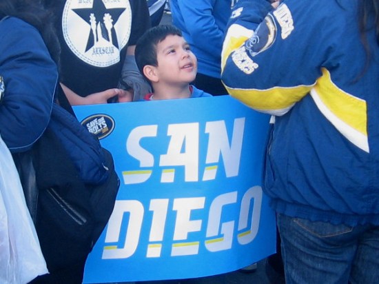 Lots of kids were excited to be part of the big event.