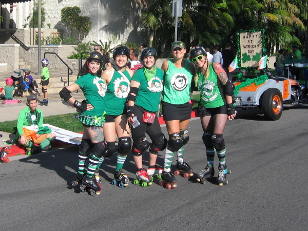 These super nice San Diego Roller Derby ladies posed for my camera!