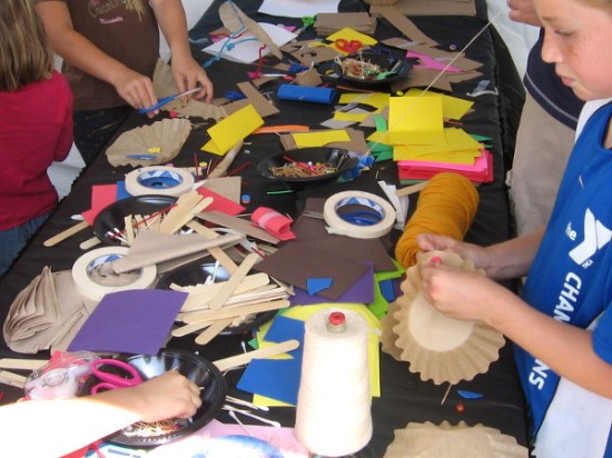 Young inventors assemble unique creations using all sorts of ordinary materials.