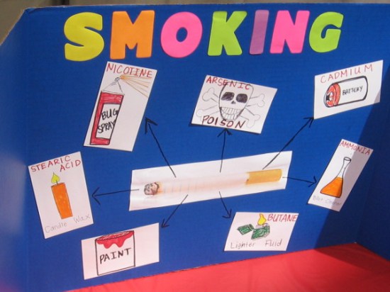 Learning how smoking exposes people to all sorts of toxic chemicals.
