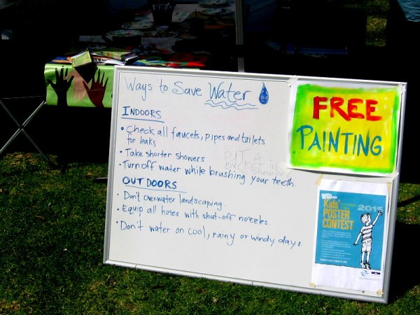 This board included many great ideas on how to save water. This is unusually important in Southern California because of our ongoing drought.