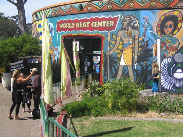 Inside the popular World Beat Center dance and music awaited.