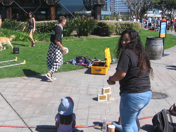 The Checkerboard Guy David Aiken had everyone laughing with his funny antics!