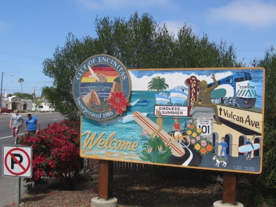 Welcome to the City of Encinitas, home of sun, surf, cool sights, and an endless summer.