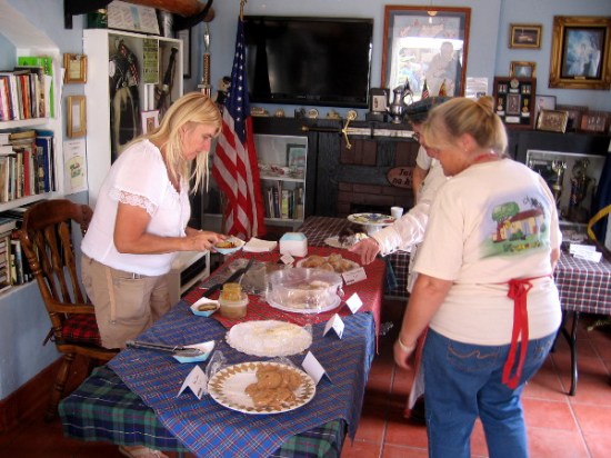 Some leftover treats in the House of Scotland cottage as the event draws to a close.