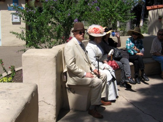 Visitors from Balboa Park's past seem to come to life before my very eyes.