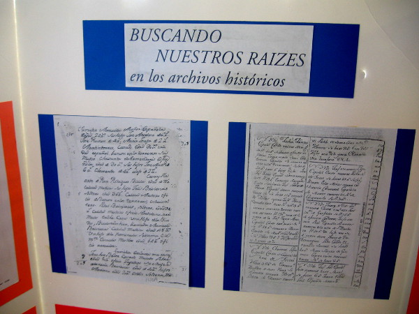 One exhibit encourages and assists Hispanic Americans searching for their ancestors.