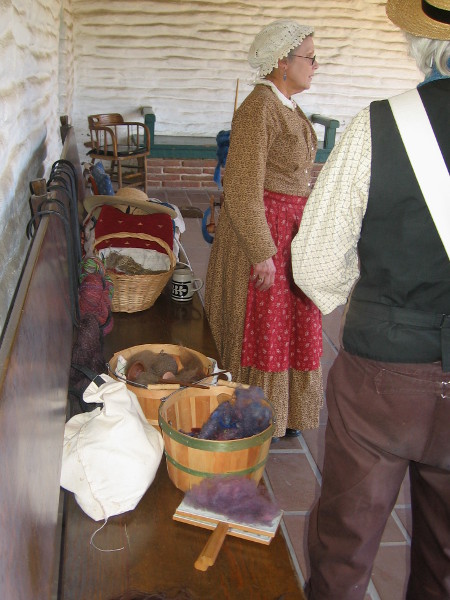 Volunteers in costume told me a little about San Diego's complex, fascinating history.