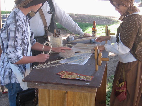Making twine used to involve twisting dried fibers from native yucca plants.