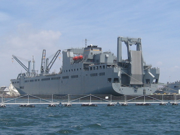 USNS Bob Hope is another huge ship! She's a vehicle cargo ship used for Army vehicle prepositioning, She's the only Navy vessel to be named after entertainer Bob Hope.