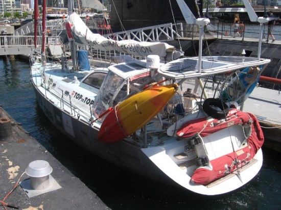 The TOPtoTOP Global Climate Expedition ship is visiting San Diego at the moment.