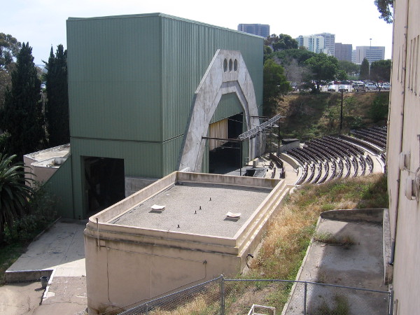 Side view of the Starlight Bowl, which has been sadly abandoned for years now.