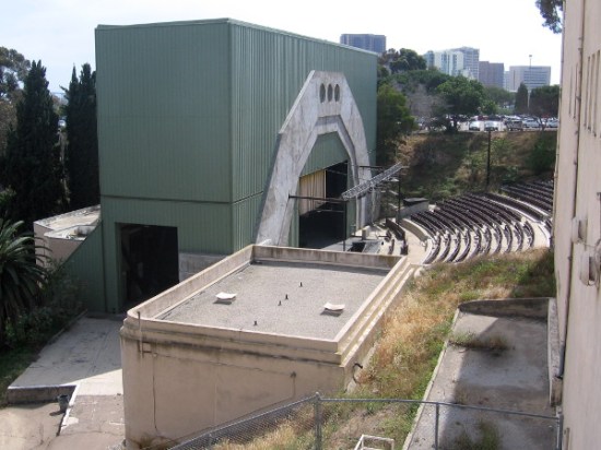 Side view of the Starlight Bowl, which has been sadly abandoned for years now.