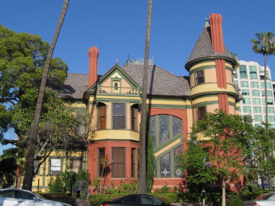 Britt-Scripps house as seen from Fourth Avenue.