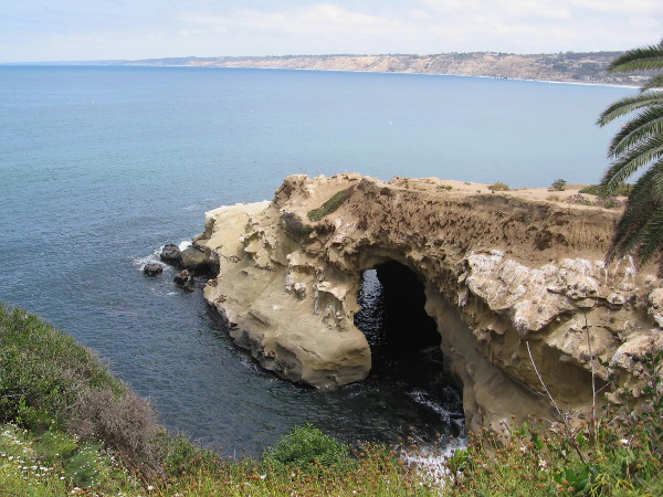 Now it's possible to see into Sunny Jim Sea Cave.