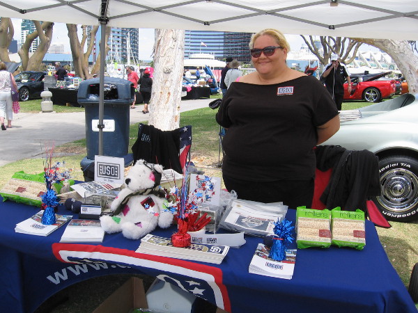 The San Diego USO benefited from the all-Corvette car show near Seaport Village.