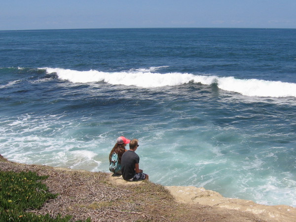 Or you can just relax on an outdoor seat provided by nature.